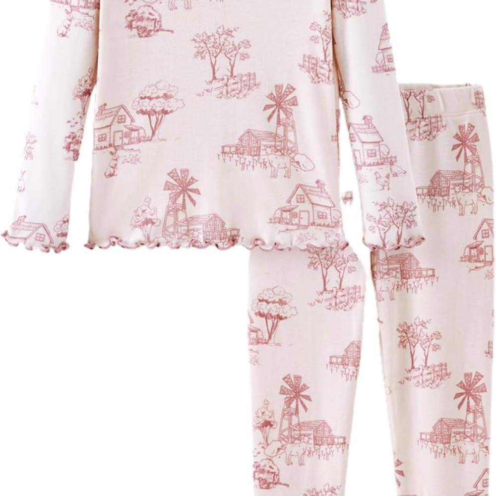 Charming Pink Kids Pajamas